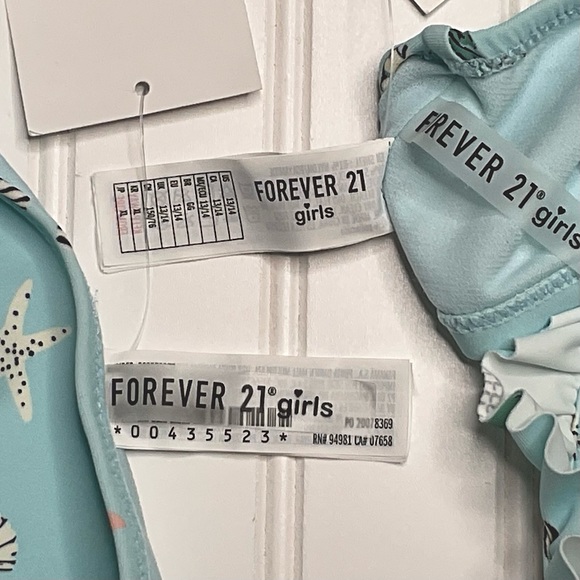 FOREVER21 Girls Summer Print Bikini NWT👙 - Picture 3 of 3
